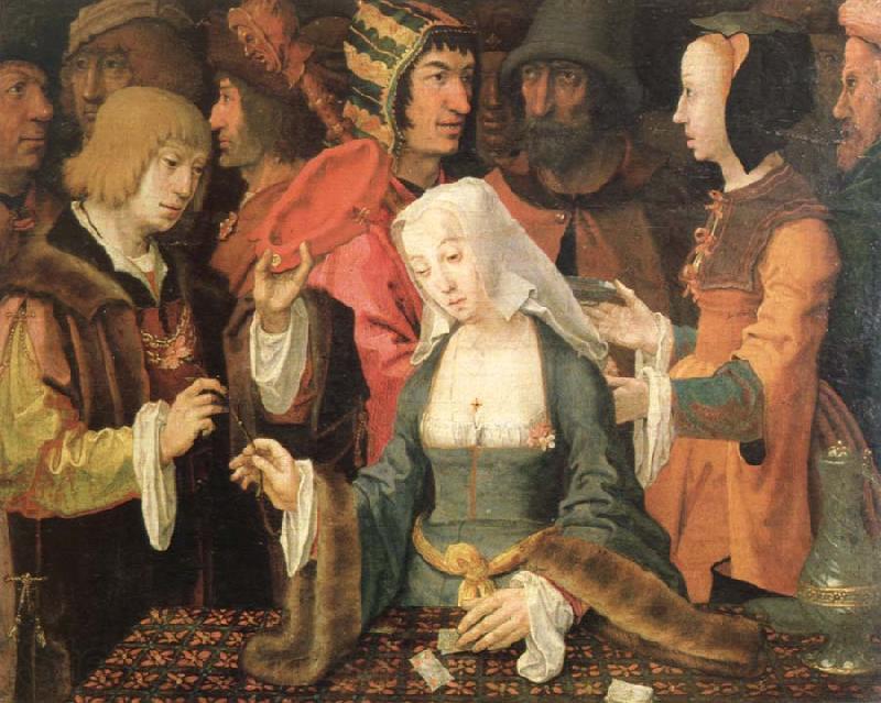 Lucas van Leyden the fortune teller